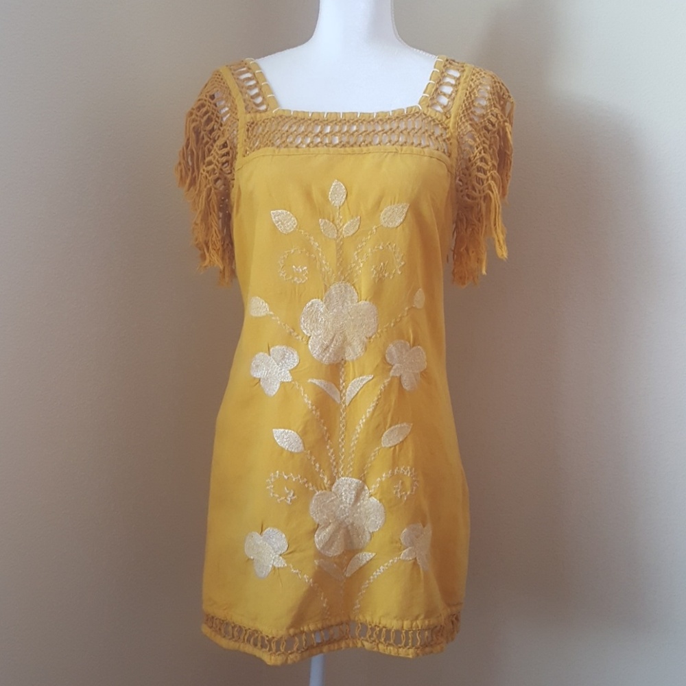 Free People Embroidered Dress